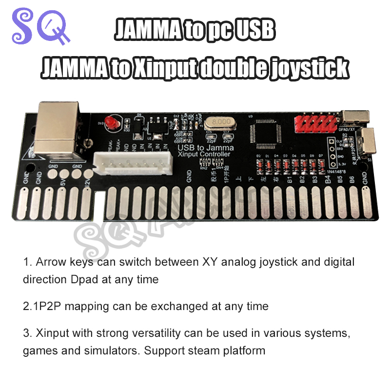 Coin Acceptor Selector - USB Để Jamma Xinput Bộ Điều