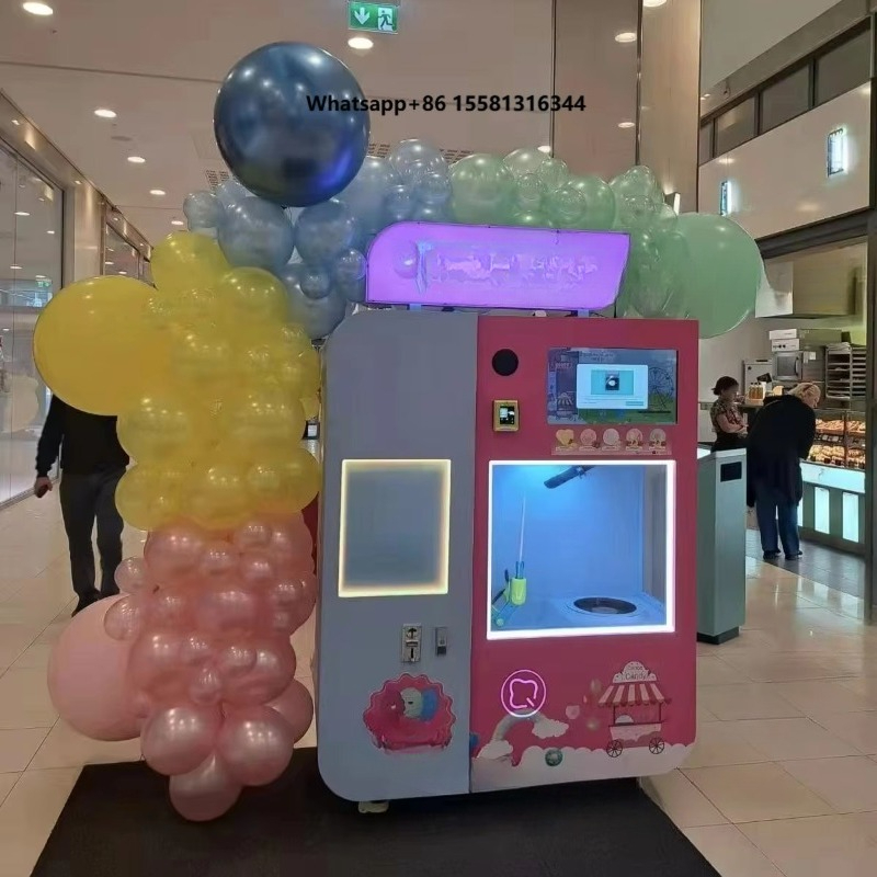 Candy Floss Machine - 24Hours Unmanned Candy Vending Machine Remote