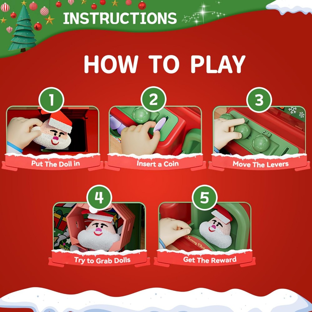 Christmas Claw Machine For Kid - đánh giá và giá Arcade Vending Machines