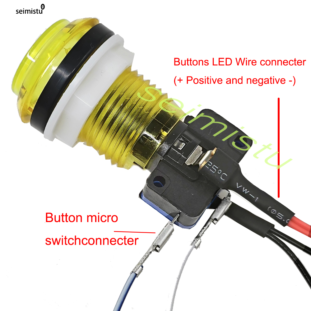 10 pcs LED Arcade Game Push Bu - đánh giá và giá Arcade Button Pcb
