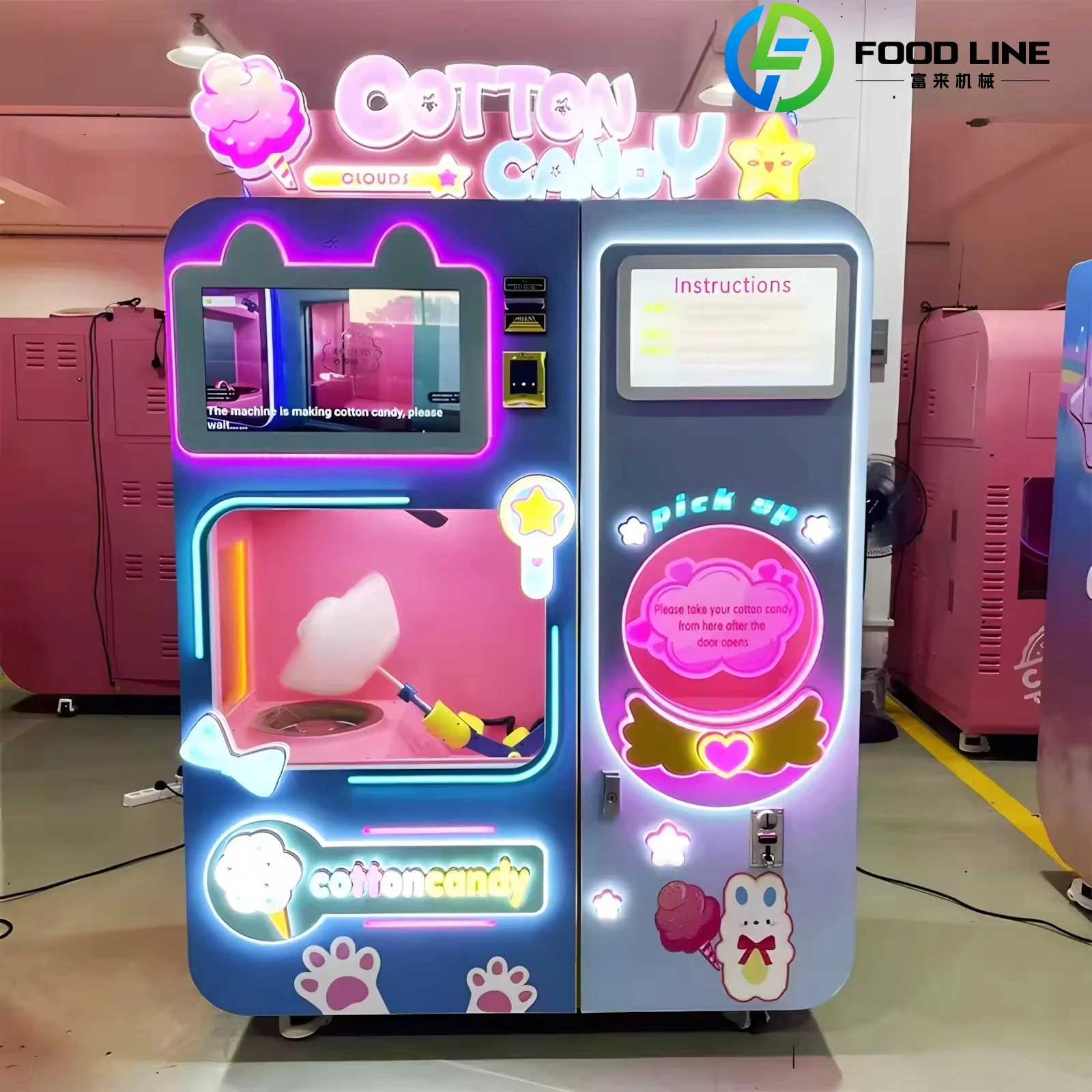 FL Manufacture Robot Electric  - đánh giá và giá Candy Floss Machine