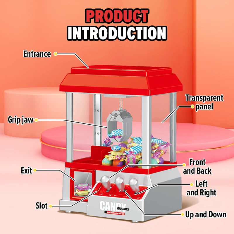 Claw Machine Electronic Candy  - đánh giá và giá Claw Crane Machine