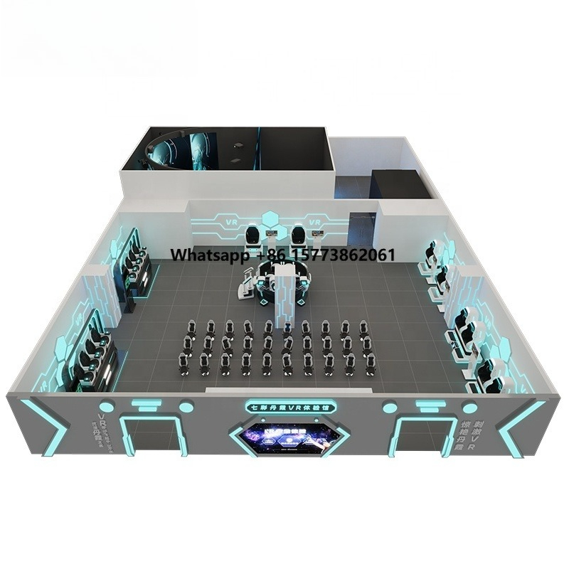 Virtual Reality Amusement Park - đánh giá và giá 9D Vr Simulator