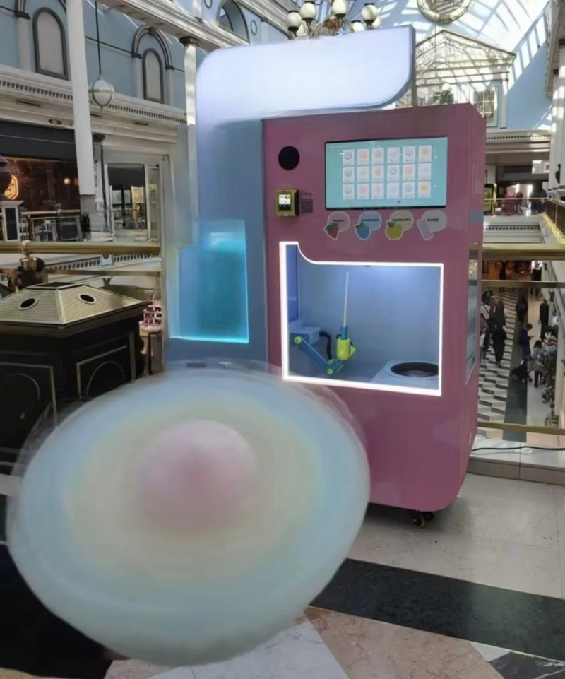 24Hours Unmanned Candy Vending - đánh giá và giá Candy Floss Machine