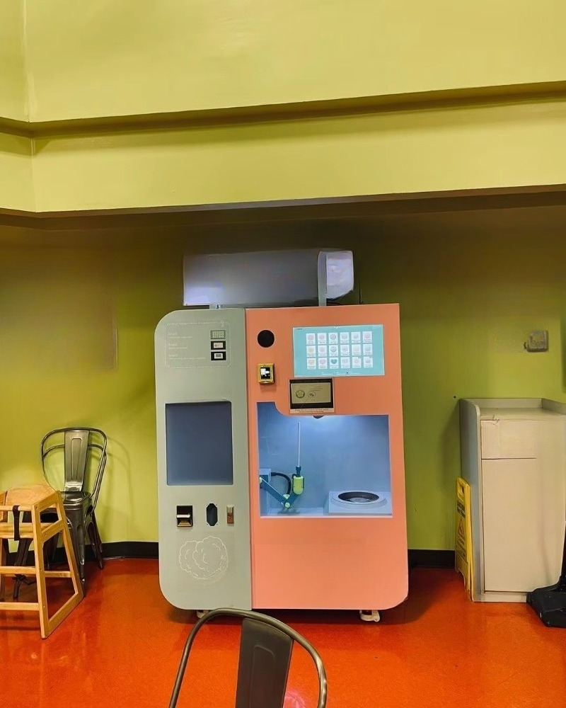 24Hours Unmanned Candy Vending - đánh giá và giá Candy Floss Machine