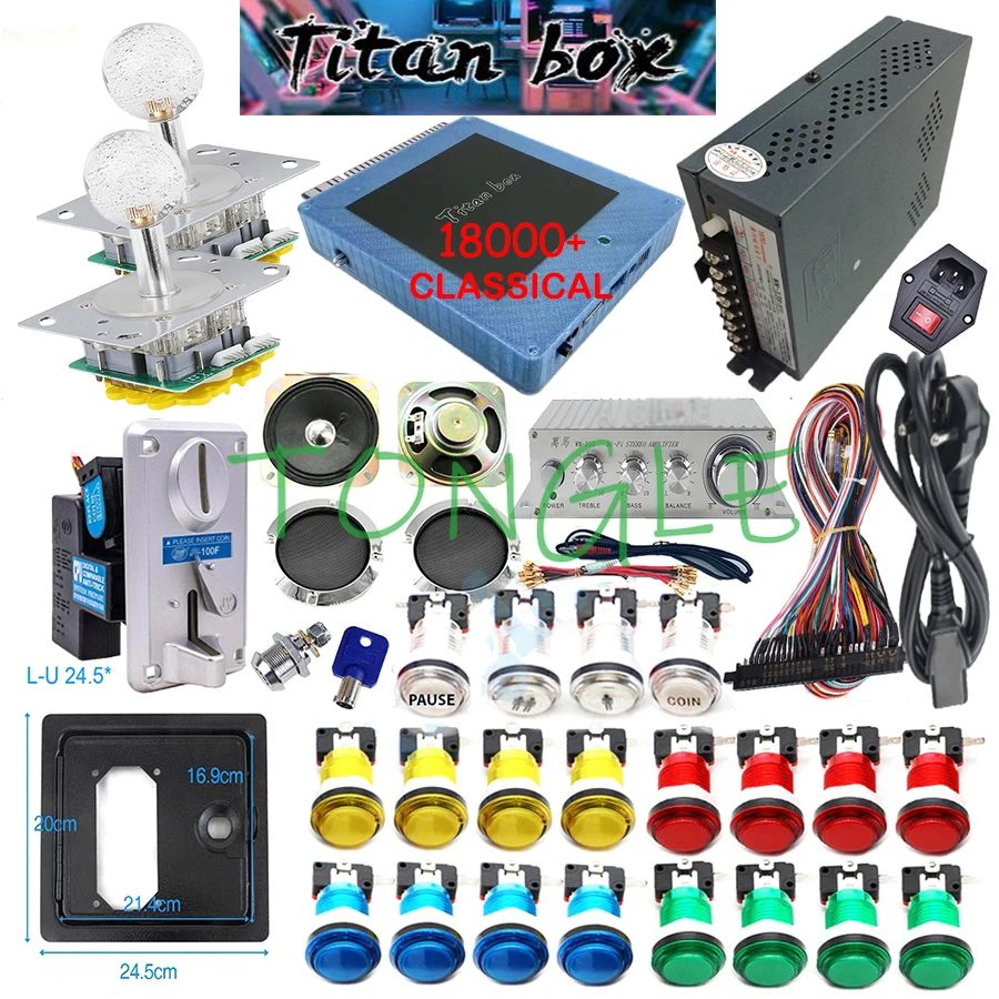 2 Players Titan Box 18000+ in  - đánh giá và giá Coin Acceptor Selector